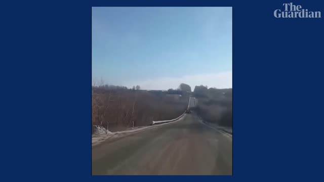 Ukranian Citizen confronts Russian Soldiers: "Can I tow you back to Russia?"