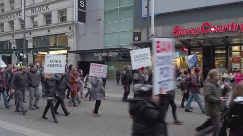 No New Normal Rally Vancouver Feb 20