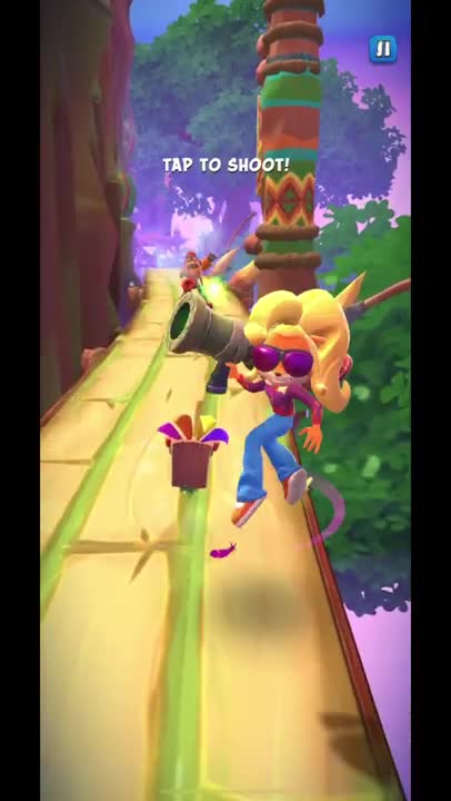 Inferno Geary Battle Run Gameplay On The Great Gate - Crash Bandicoot: On The Run!