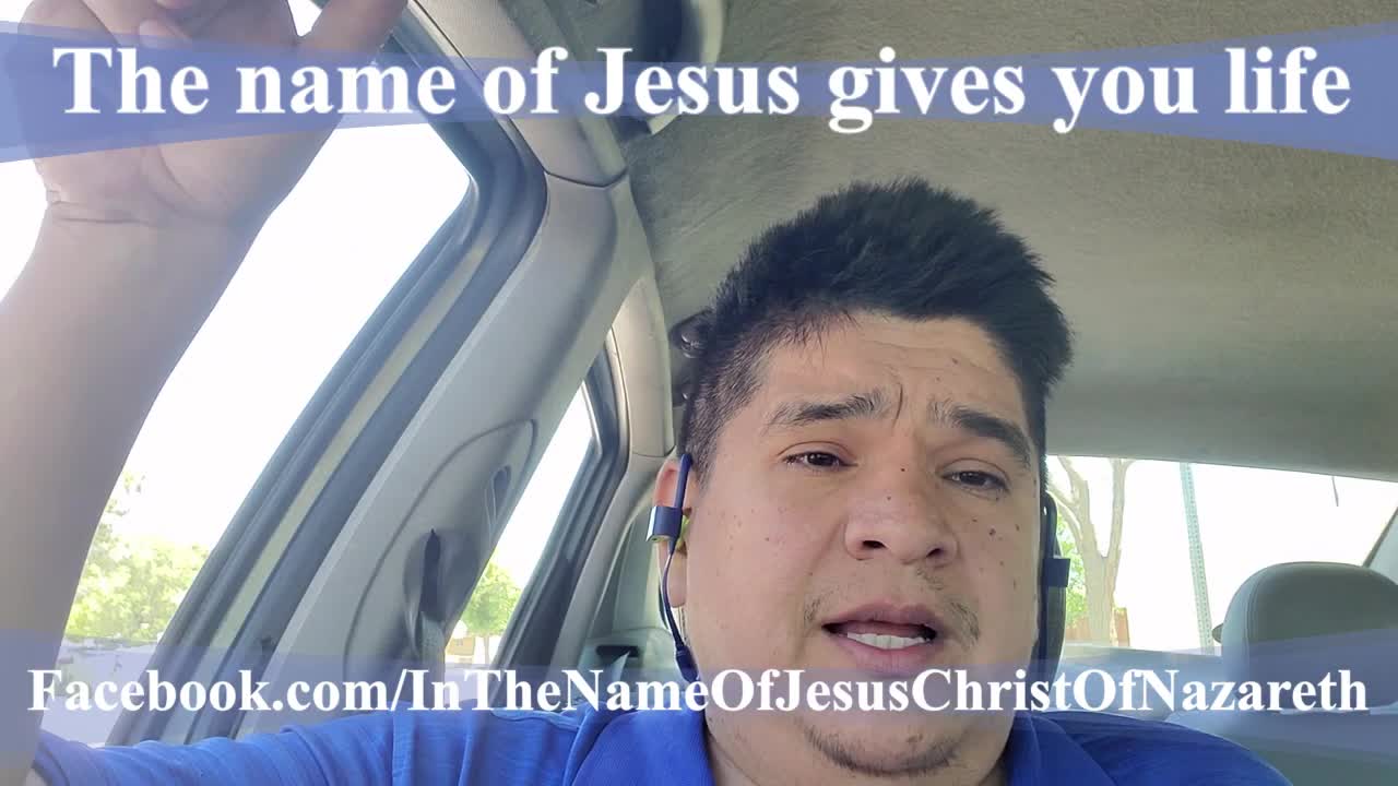 The name of Jesus gives you life