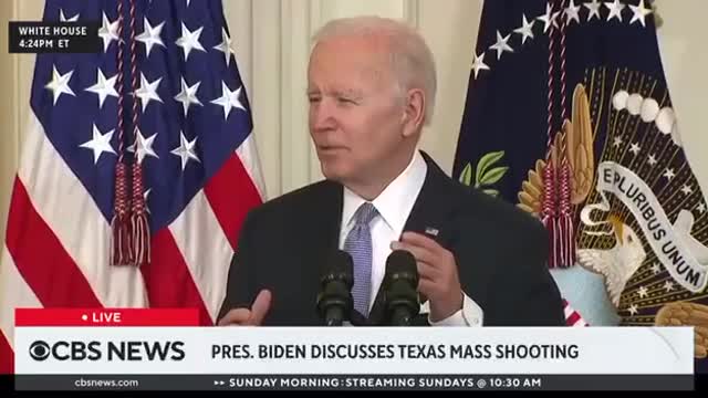 Joe Biden: “The 2nd Amendment is not absolute. When it was passed you couldn’t own a cannon.”