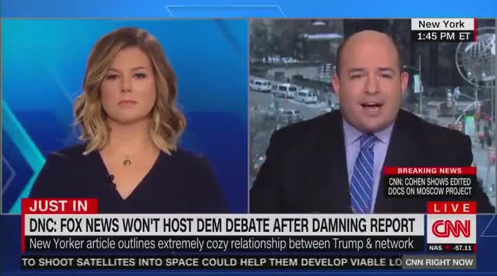 CNN's Stelter defends DNC decision to bar Fox News from debates