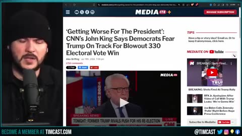 CNN Says Trump Tracking For LANDSLIDE VICTORY With 330 Electoral Votes, Democrats PANIC