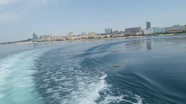 Walking on the Caspian sea