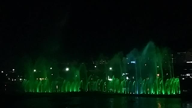 Night fountain Luminous show(2)