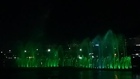 Night fountain Luminous show(2)