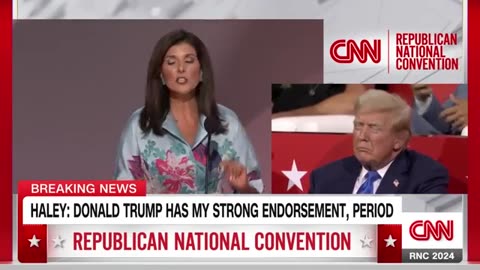 See Trump react to Haley telling her supporters to back him | CNN