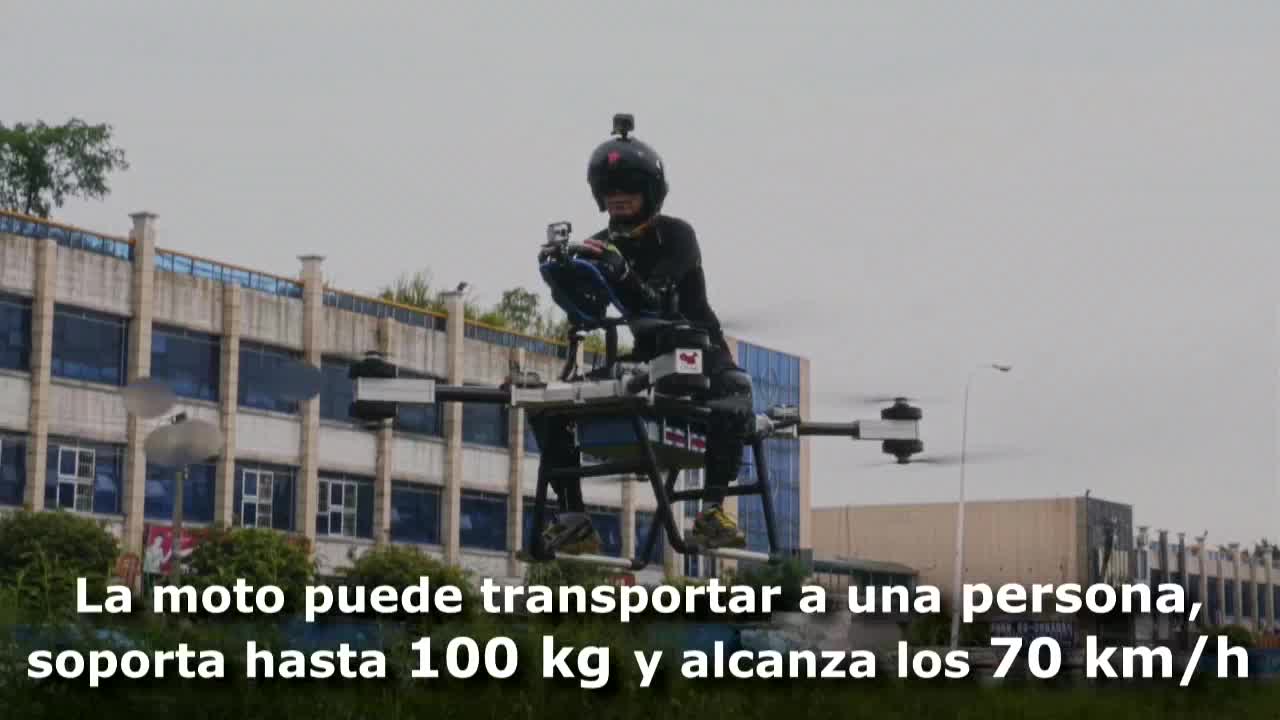 Construir una moto voladora: el sueño de un inventor chino hecho realidad