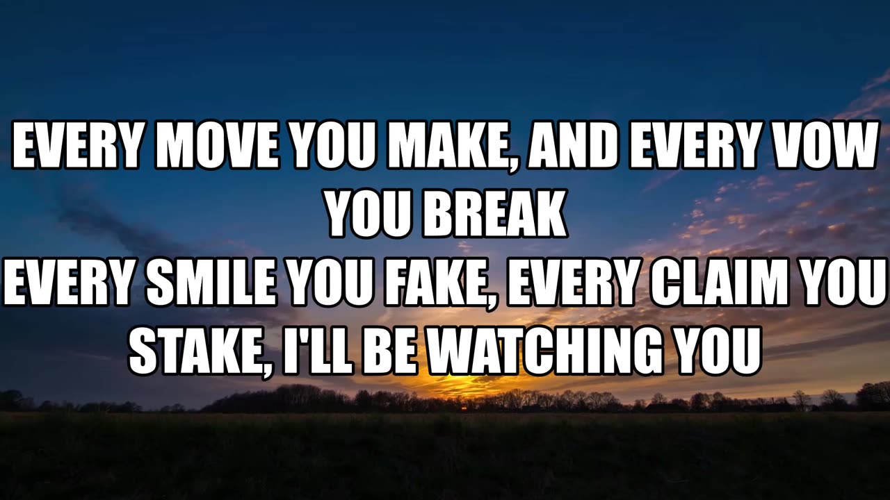 The Police Every Breath You Take Lyrics