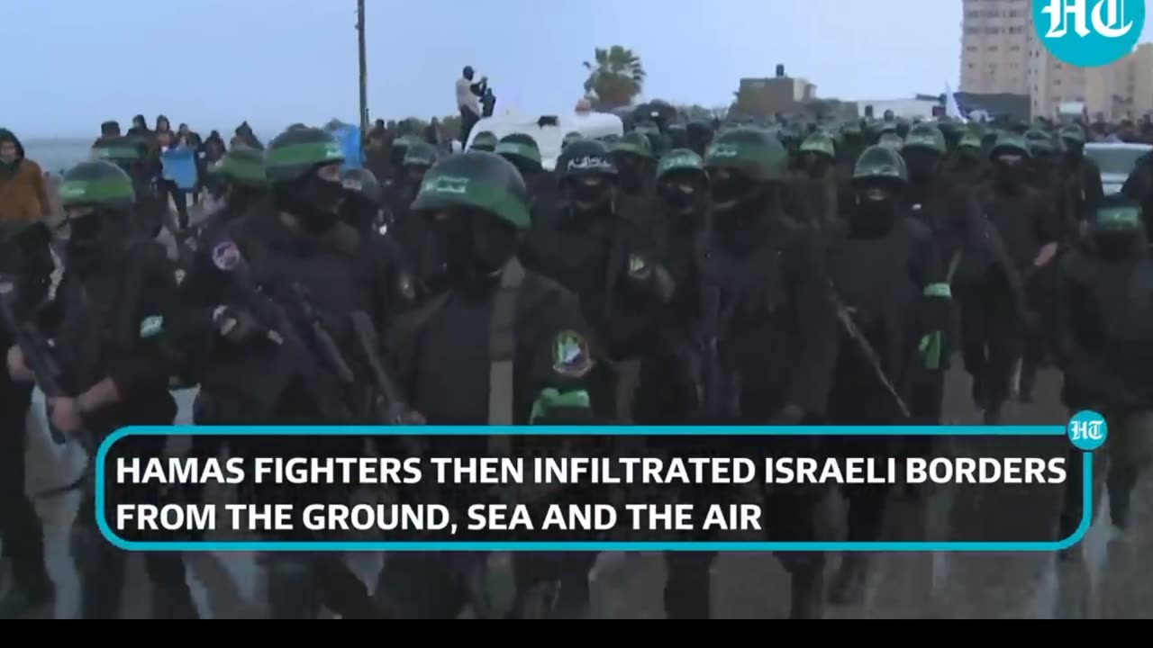 Hamas' Rocket Salvo Surprised Israel On Day 1 Of War | Watch How Palestine Attacks Unfolded