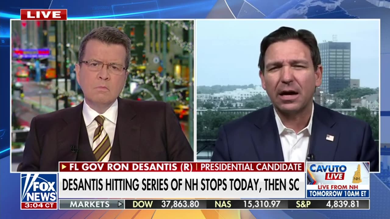 DeSantis predicts Trump will win NH- 'He's got the momentum'