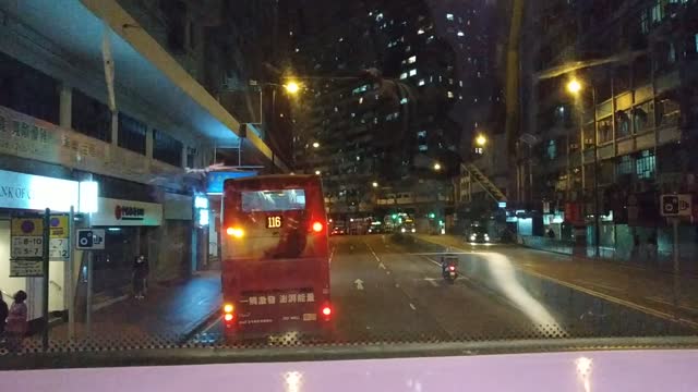 Hongkong road view Bus#112_3_13_from North Point to Mongkok_20210212