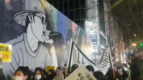 South Korea - Rising up last night against mandates & tyranny