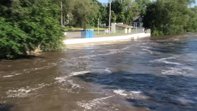 Sugar River Floods Wisconsin Town