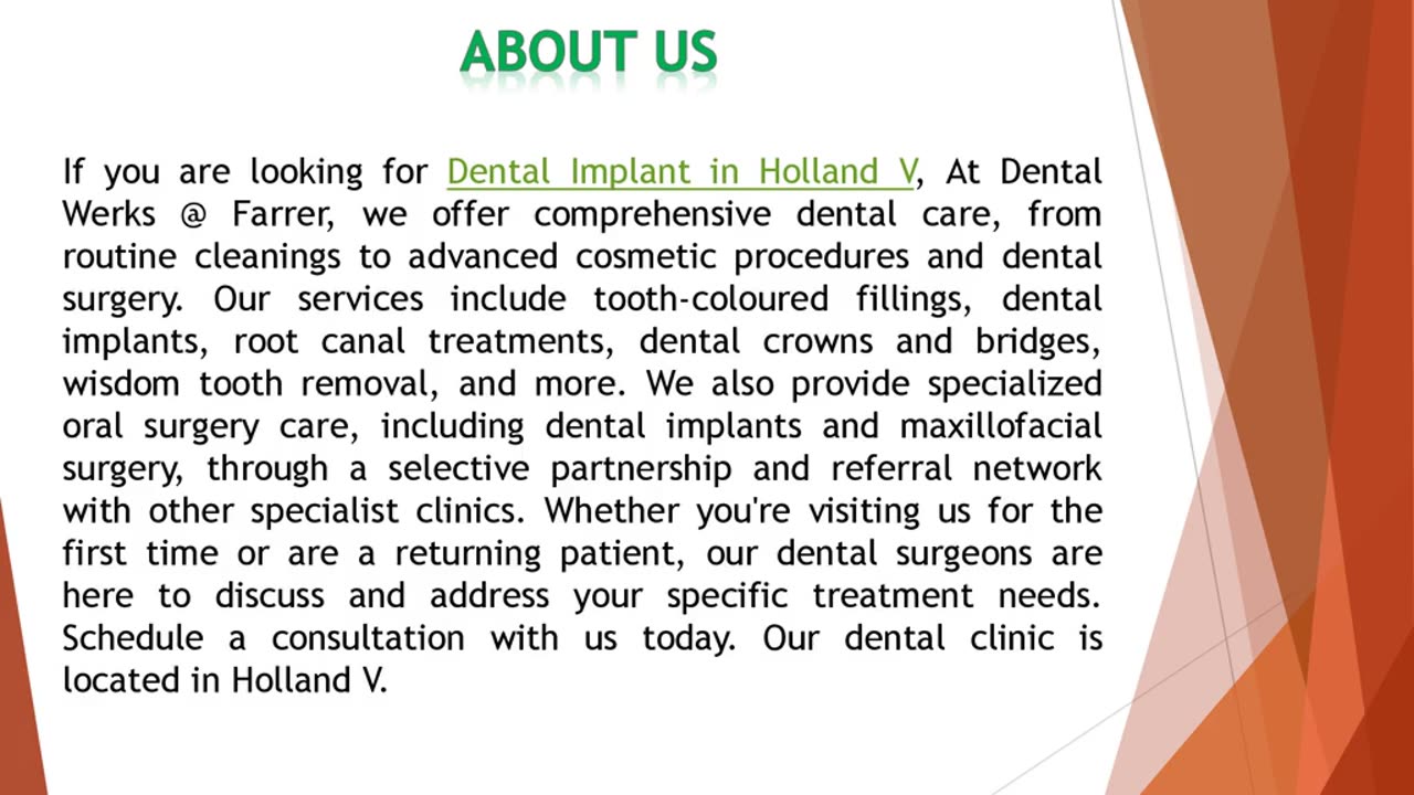 If you are looking for Dental Implant in Holland V