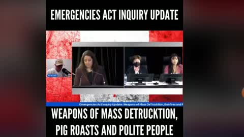 Emergency Act Inquiry Update