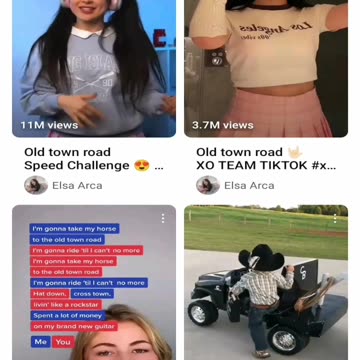 Why do you love old town road?