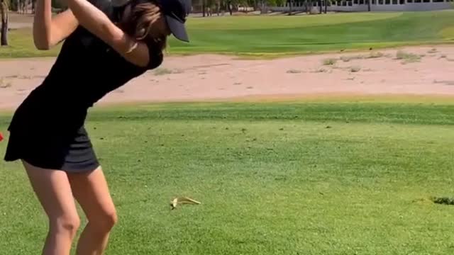 Golfgirl shot