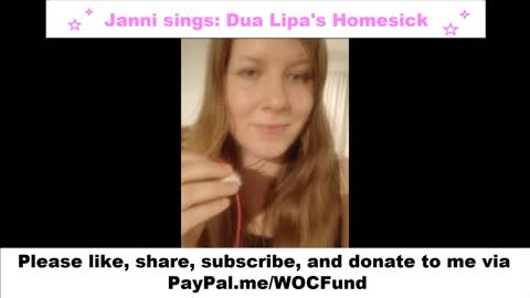 Janny Sings - Dua Lipa - Homesick