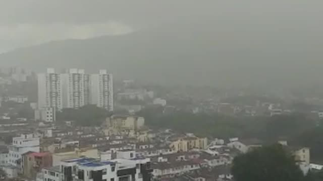 Fuertes lluvias en Bucaramanga