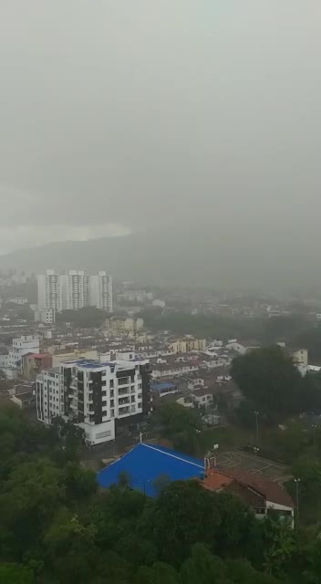 Fuertes lluvias en Bucaramanga