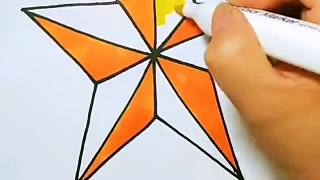 Five pointed Star Simple Stroke