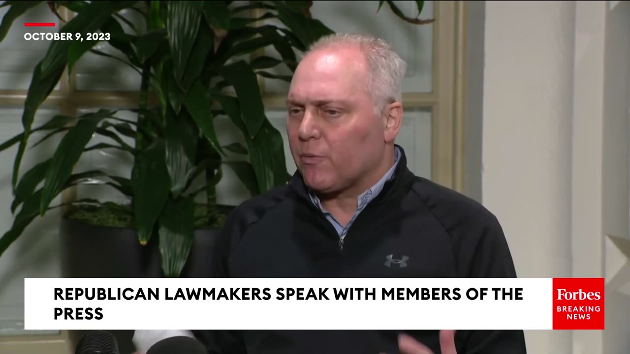 BREAKING NEWS- Steve Scalise Speaks With The Press After GOP Meeting On Selecting A Speaker