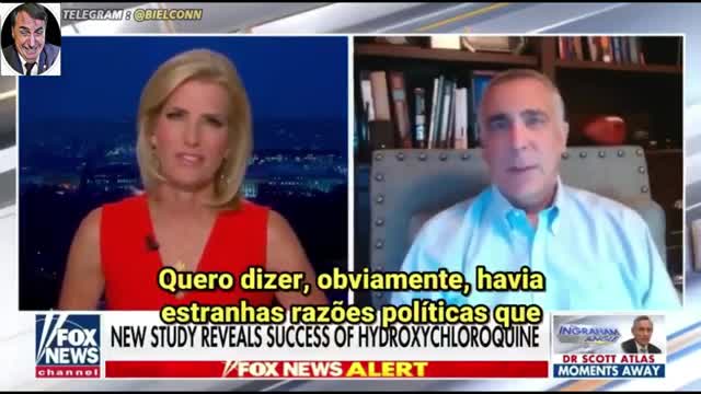 VÍDEO REMOVIDO PELO YOUTUBE: A Fox News anuncia novo estudo provando a eficácia da Hidroxicloroquina