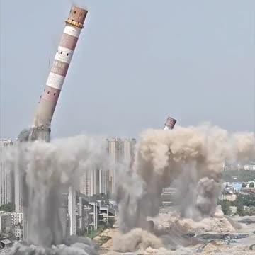 A thermal power plant was blown up in the Chinese city of Zhengzhou.