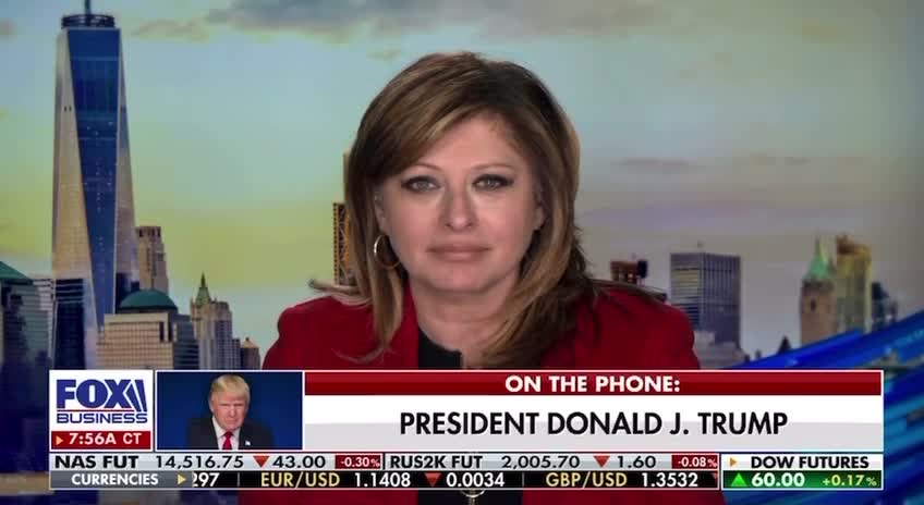 President Trump w/ Maria Bartiromo - Pt. 2