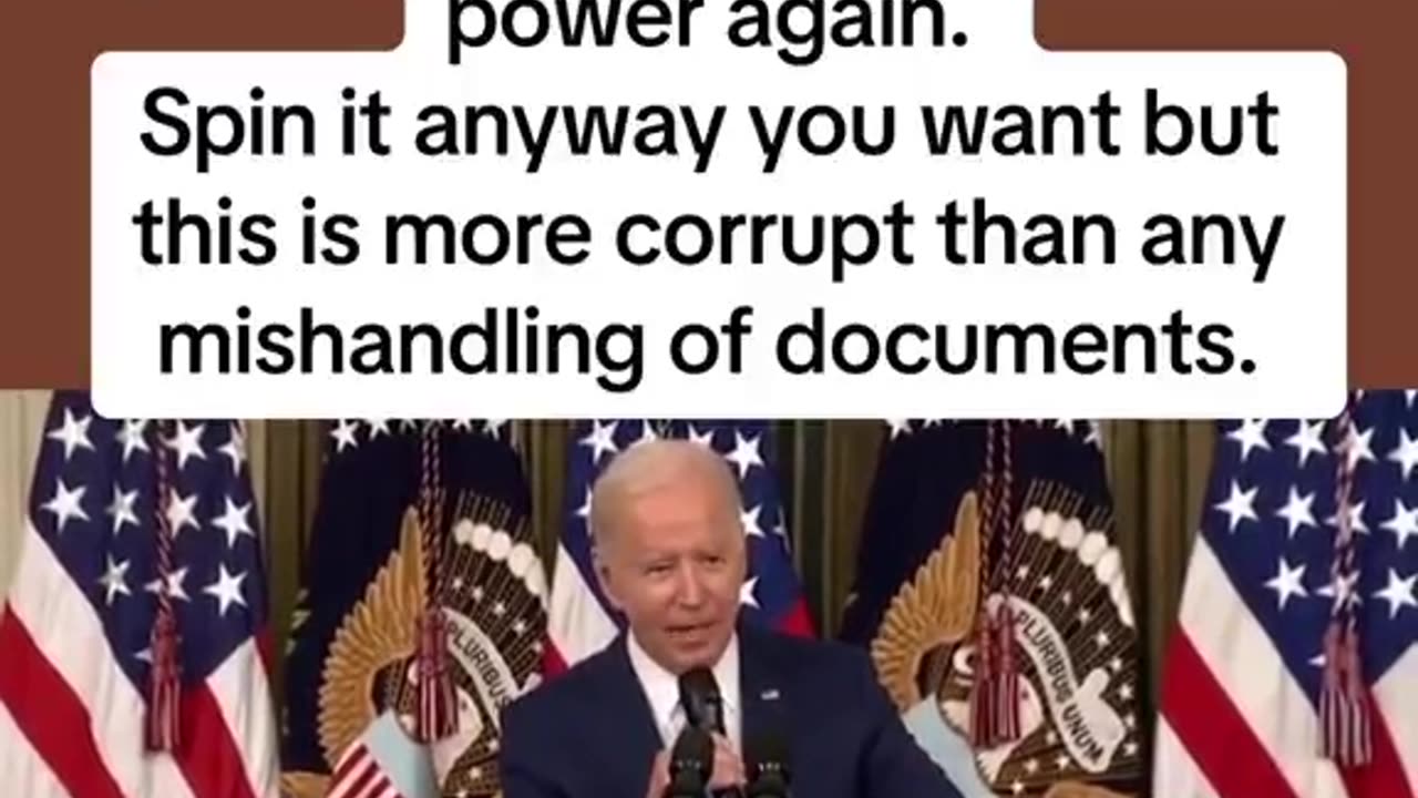 Spin it anyway you want. #Diversion #CoverUp for Biden's crimes.