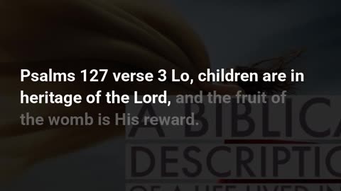 Psalms 127:3
