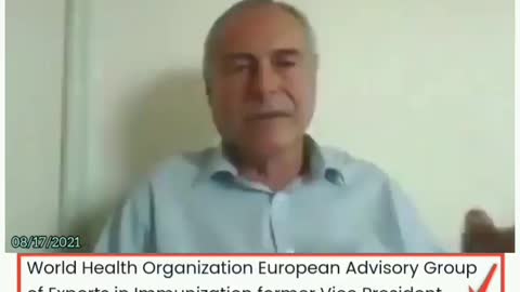 CHRISTIAN PERRONNE - W.H.O.'s European Advisory Group of Experts in Immunization - 08/17/2021
