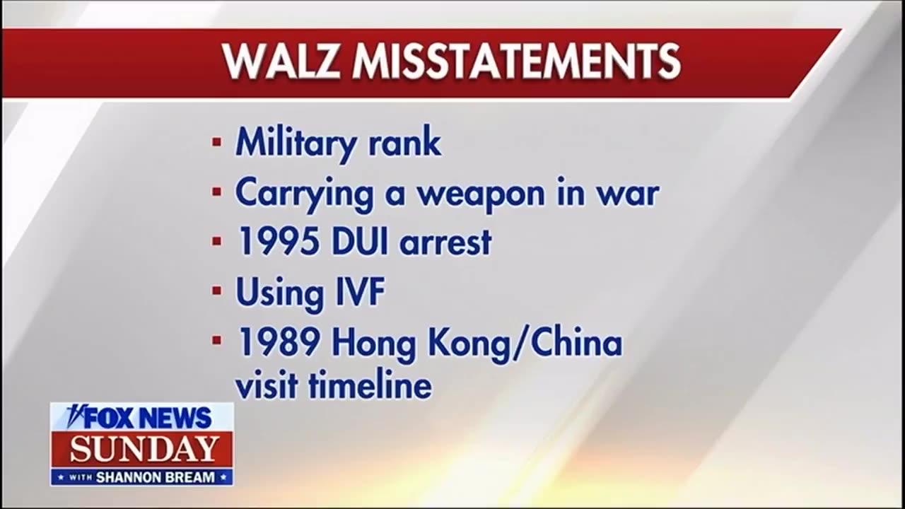 Tim Walz Is Asked About His Numerous Misstatements, Stolen Valor Accusations