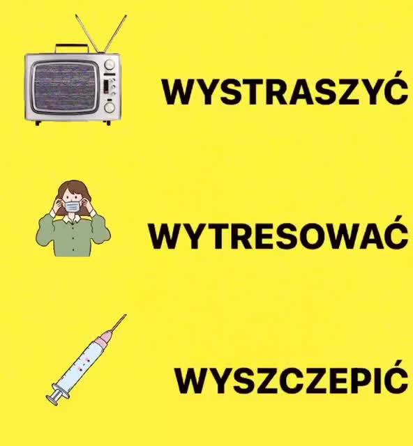 wystraszyć ., wytresować , wy szczepić