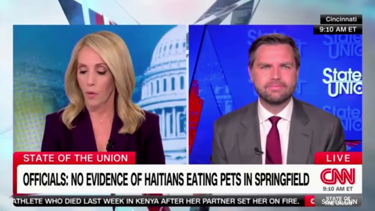 Vance Hilariously Roasts CNN Interviewer on Live TV for Softball Interview with Harris and Walz