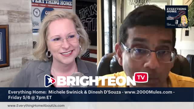 DINESH D'SOUZA & 2000 MULES Exposing Election Fraud | LIVE MON 5/16 @ 4pm ET With Michele Swinick