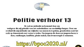 Bpoc Politie verhoor 13