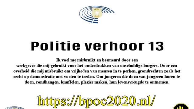 Bpoc Politie verhoor 13