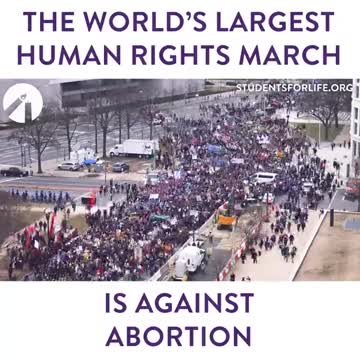 The world's LARGEST human rights march just happened, and it was PRO LIFE