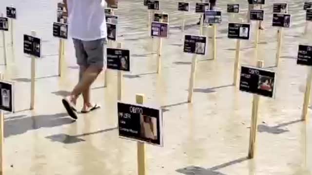 Brazilian Citizens Hold Memorial For Vaccine Victims On Peaceful Beach