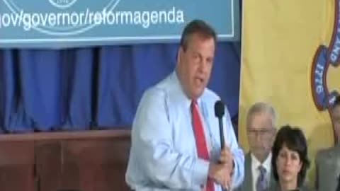 2010, Governor Christie Responds To Teacher During Town Hall (9.12)