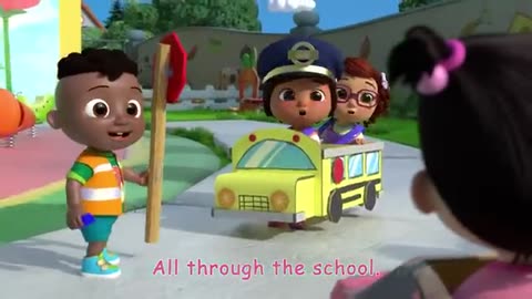 Nina's Firetruck Song + Wheels On The Bus Playground! | CoComelon Nursery Rhymes & Kid Songs