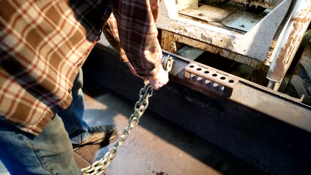 Welding a Chain Hook to Skid-Steer Bucket