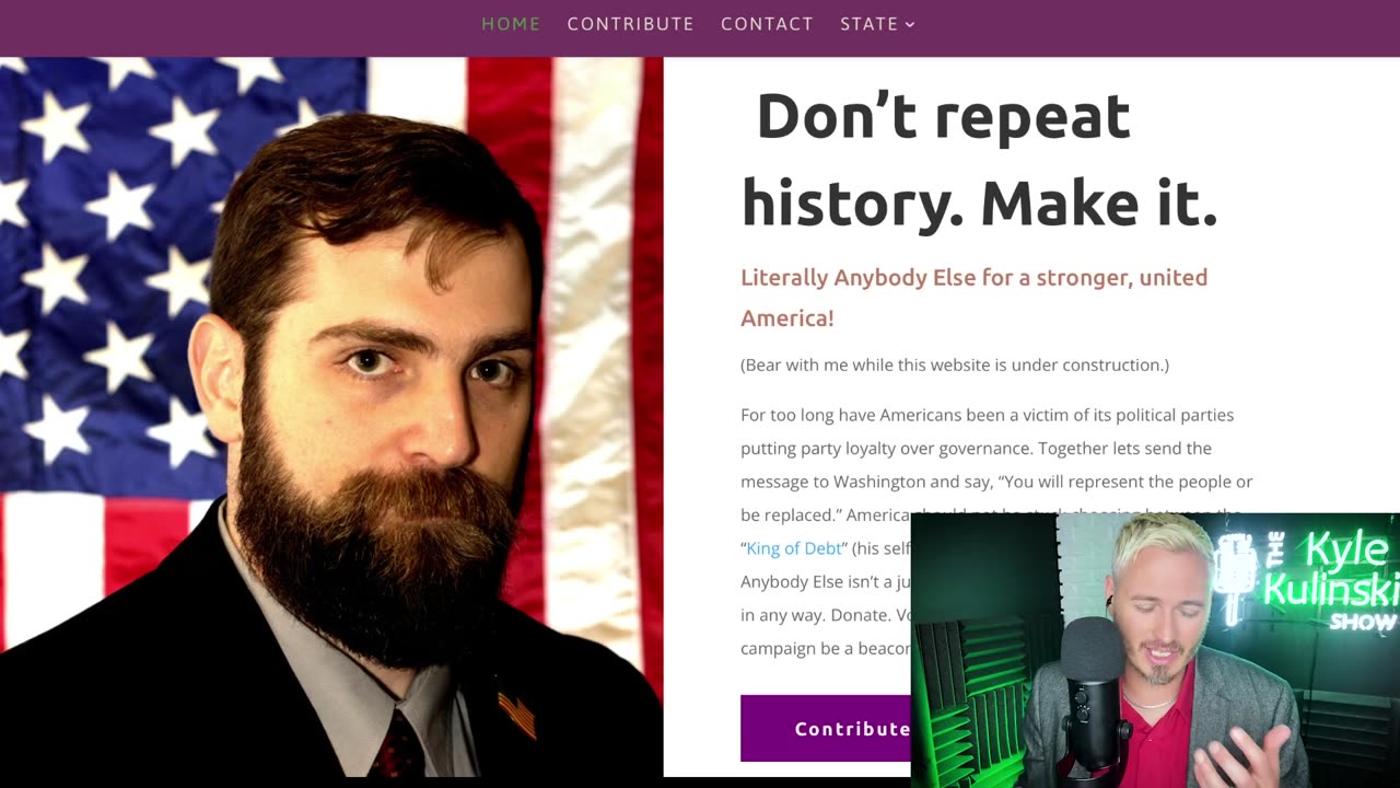 Man Changes Name To 'Literally Anybody Else' & Runs For President _ The Kyle Kulinski Show