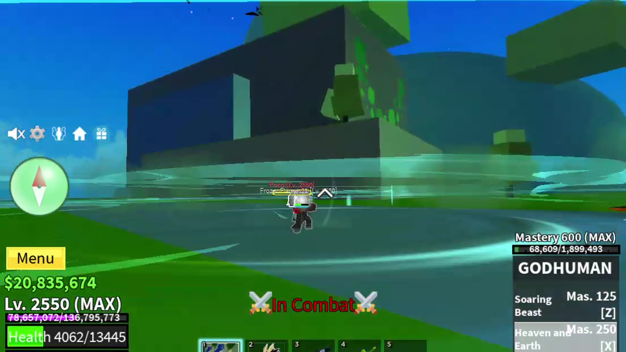 Blox Fruits - PvP practice part 4