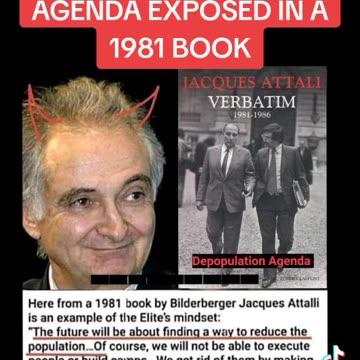 Depopulation Agenda Exposed in a 1981 Book