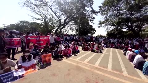 Arrests fuel anger in Myanmar's protests