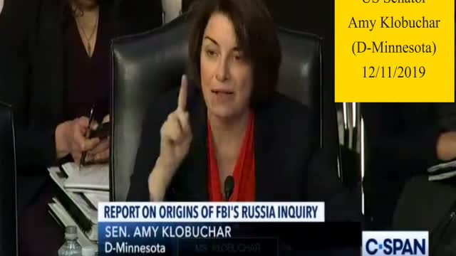 U.S. Senator Amy Klobuchar (D-Minnesota) Advocates for Paper Ballot Backups and Audits in 2019
