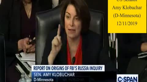 U.S. Senator Amy Klobuchar (D-Minnesota) Advocates for Paper Ballot Backups and Audits in 2019